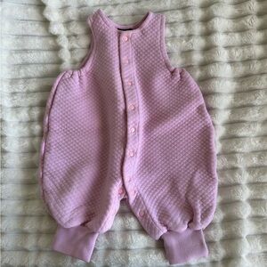 Vintage Quilted Pink Kids Sleep Sack